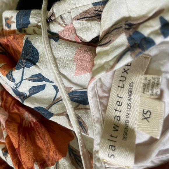 Saltwater LUXE High Low Floral Dress NWOT - Picture 6 of 7